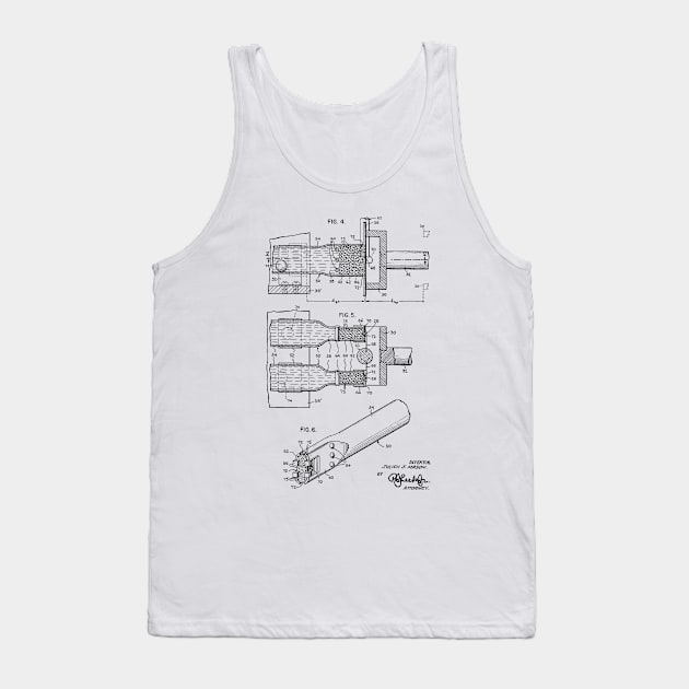 Apparatus for Applying a Getter Material Vintage Patent Drawing Tank Top by TheYoungDesigns